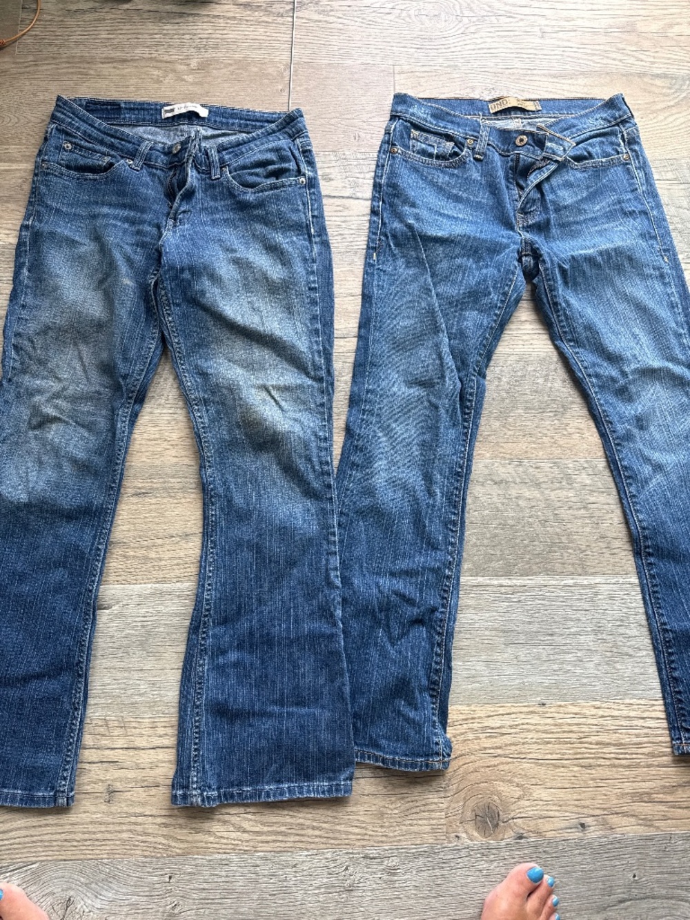 Jeans (2 pairs) 518 super low gap